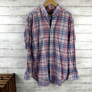 Vineyard Vines Shirt Men's XL Classic Fit Tucker Button Down Long Sleeve Plaid